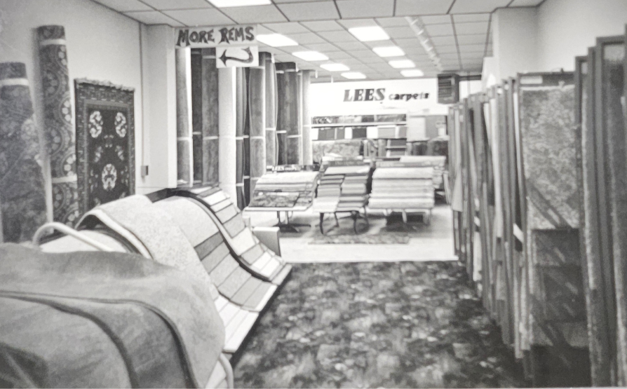 Lees Carpet display at acme carpet one